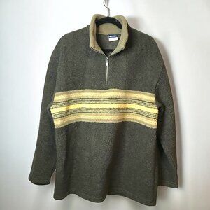 Vintage Sideout Y2K Quarter Zip Fleece Pullover Sweater Men's Size X-Large